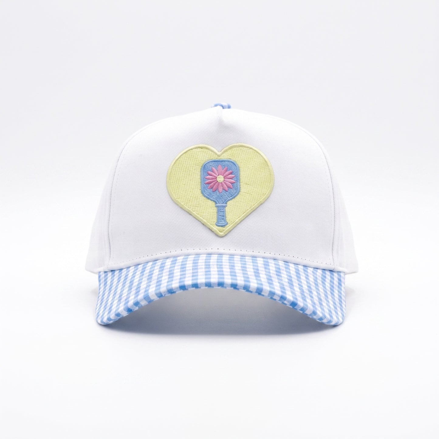 Pickleball Sweetheart Gingham Trucker