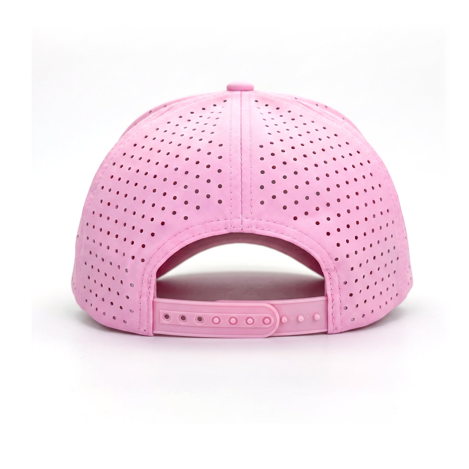 5 Daisy Solid Trucker Pink back view showing closure