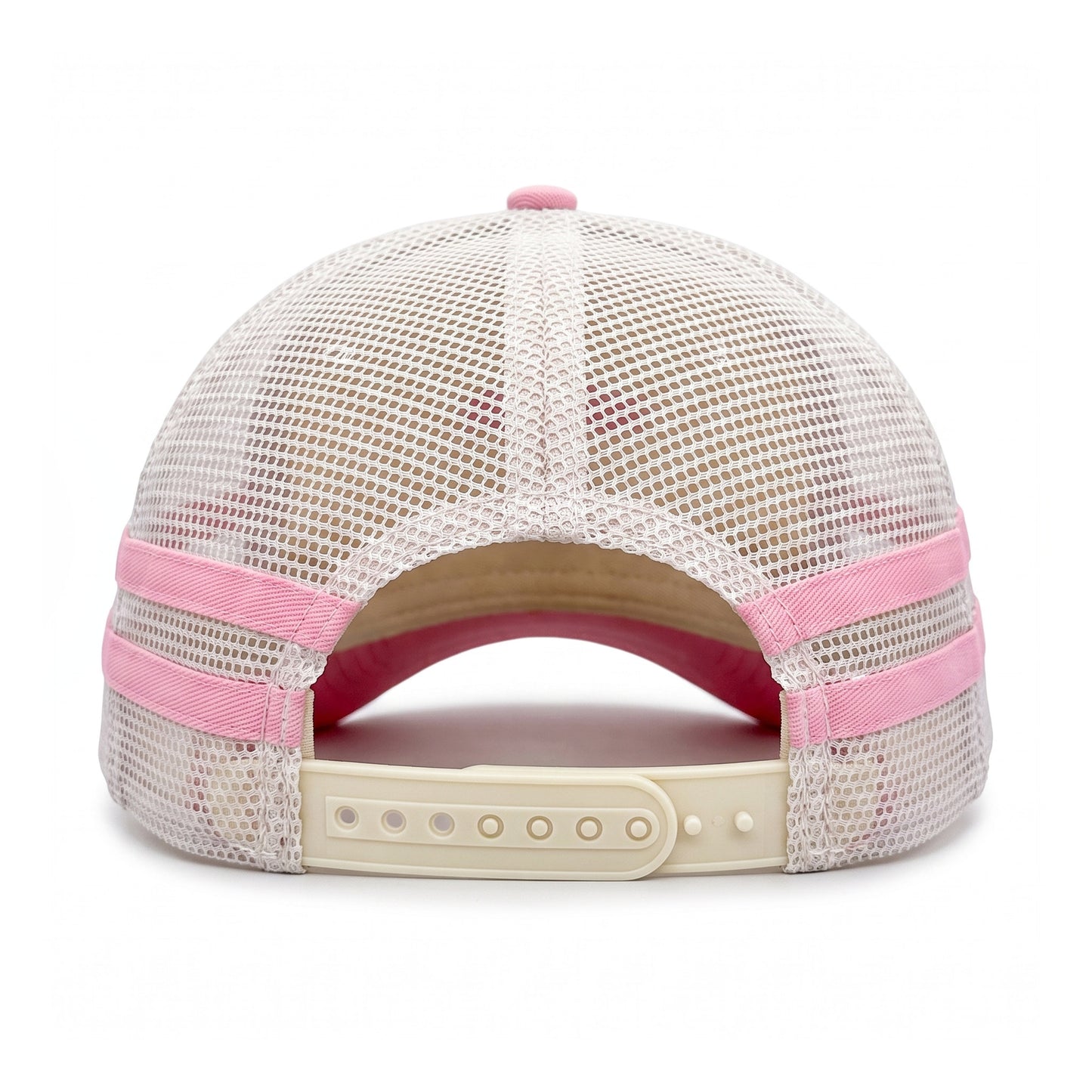 Wear Your Faith Trucker Pink back view showing closure