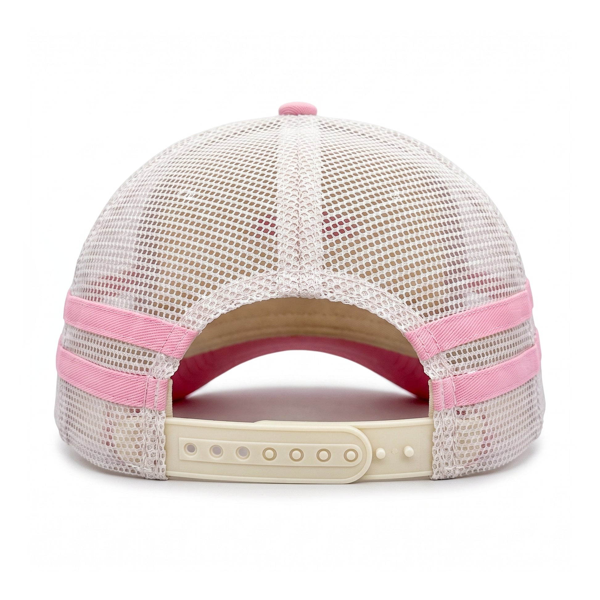Wear Your Faith Trucker Pink back view showing closure