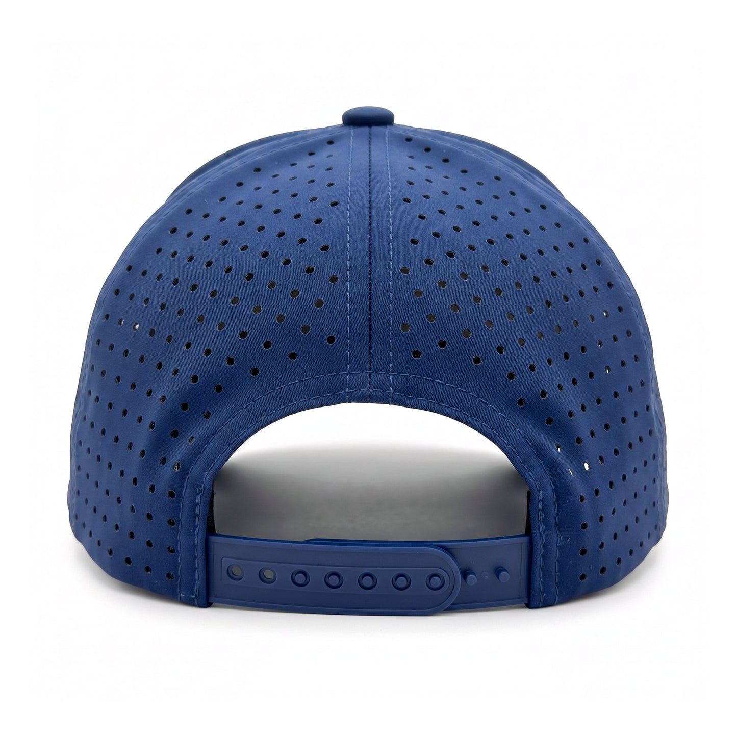 3 Daisy Solid Trucker Navy back view showing closure