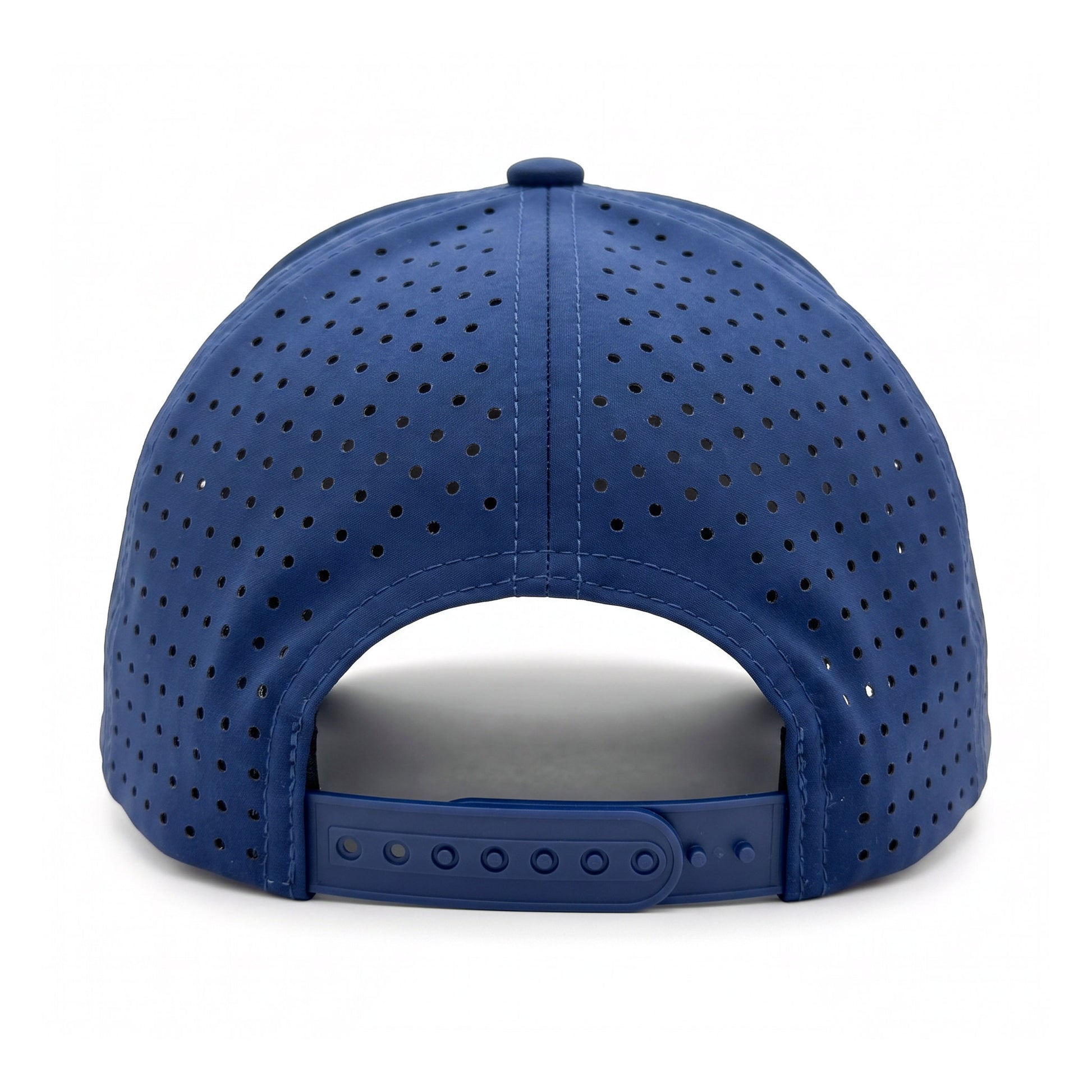 3 Daisy Solid Trucker Navy back view showing closure