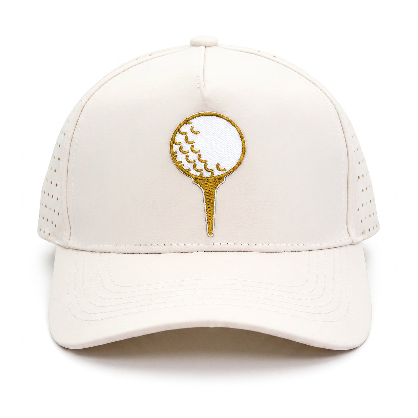 Tee Time Trucker Cream front view