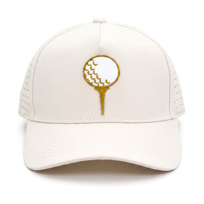 Tee Time Trucker Cream front view