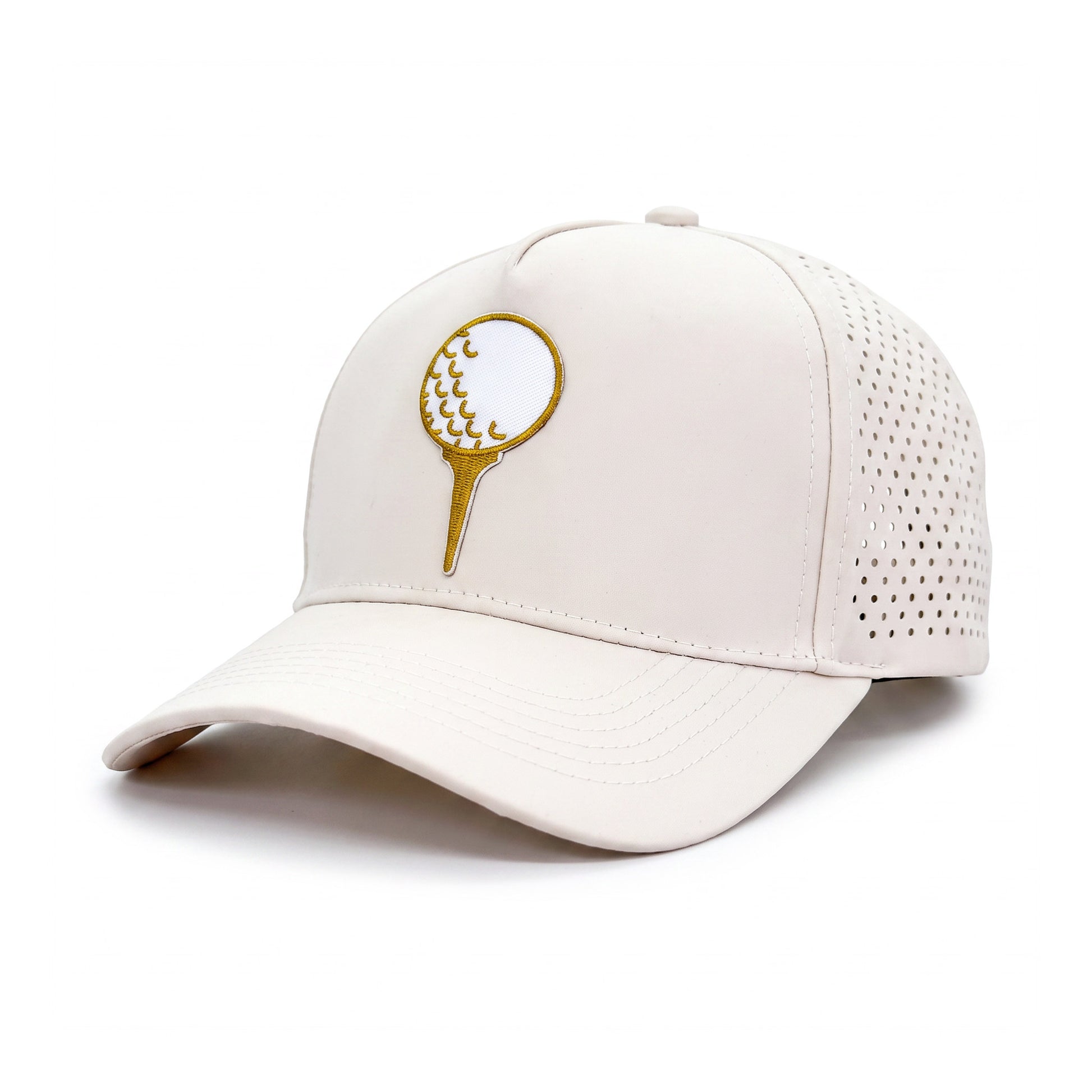 Tee Time Trucker Cream three-quarter front-left view