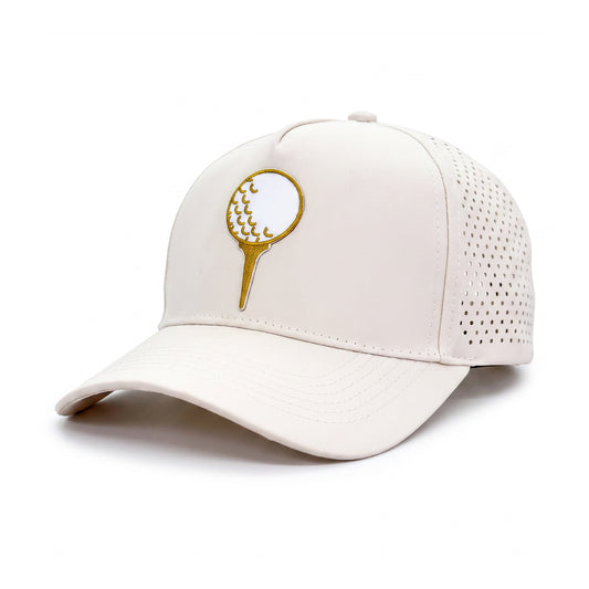Tee Time Trucker Cream three-quarter front-left view