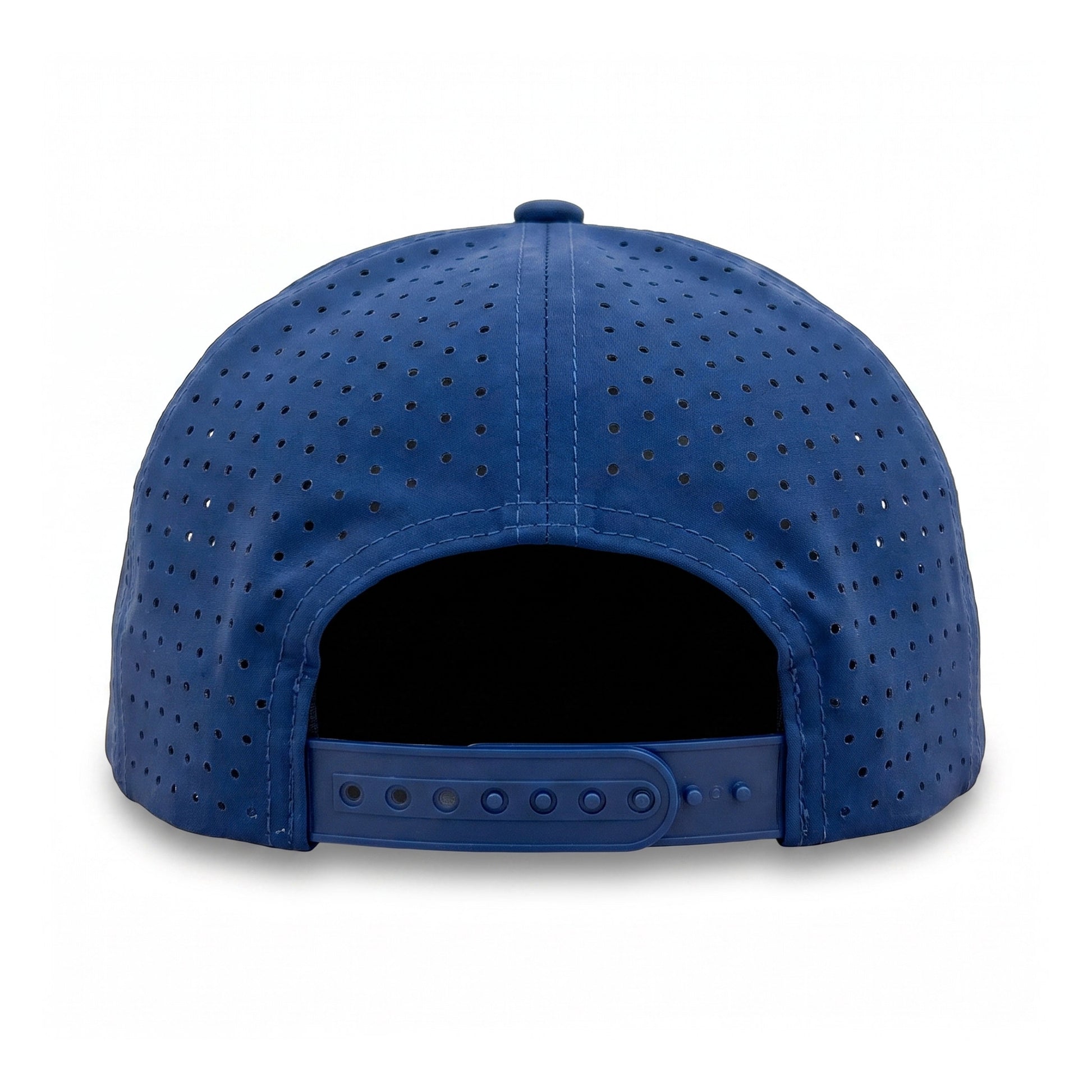 Tee Time Trucker Navy back view showing closure