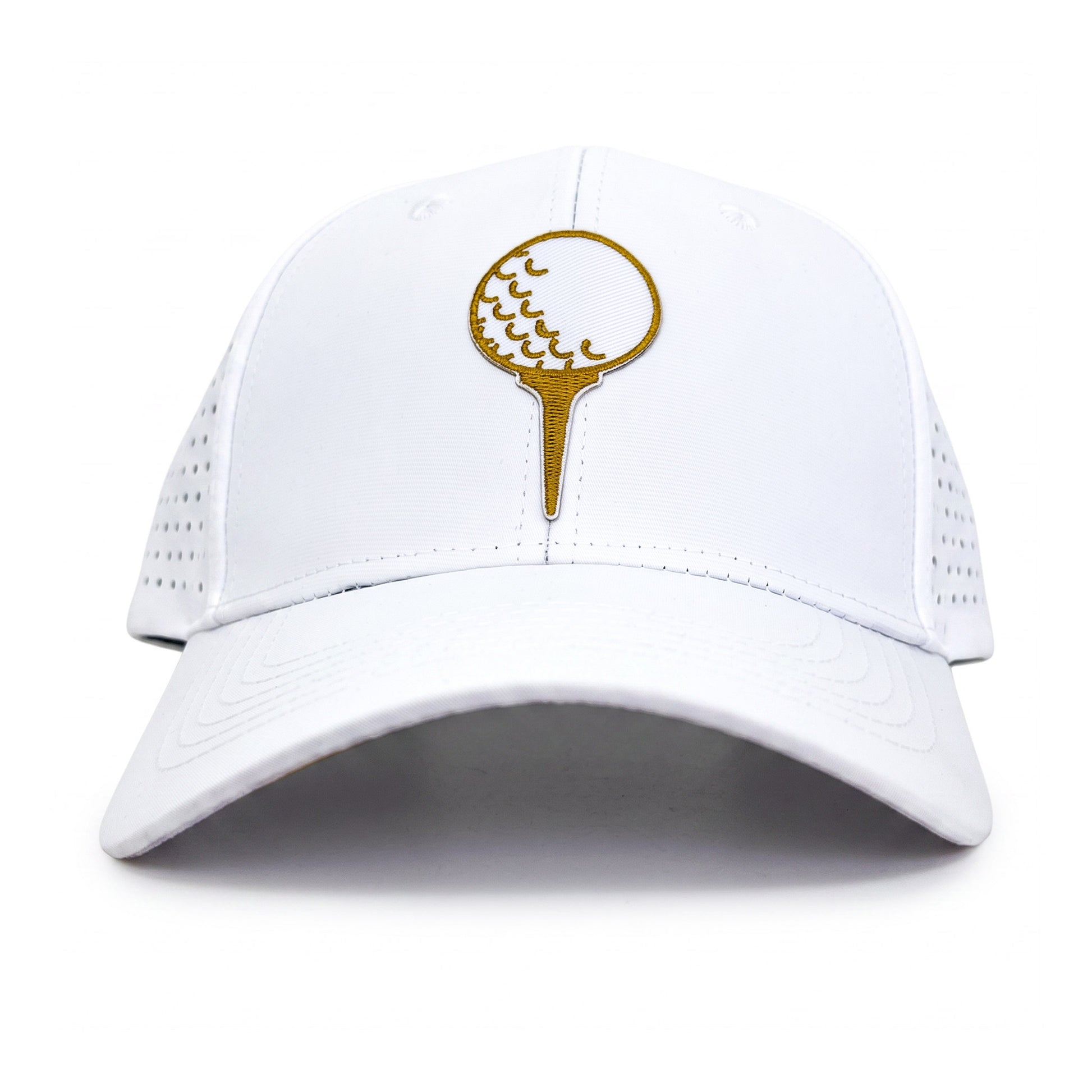 Tee Time Trucker White front view
