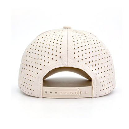 Pickleball Solid Trucker Cream back view showing closure