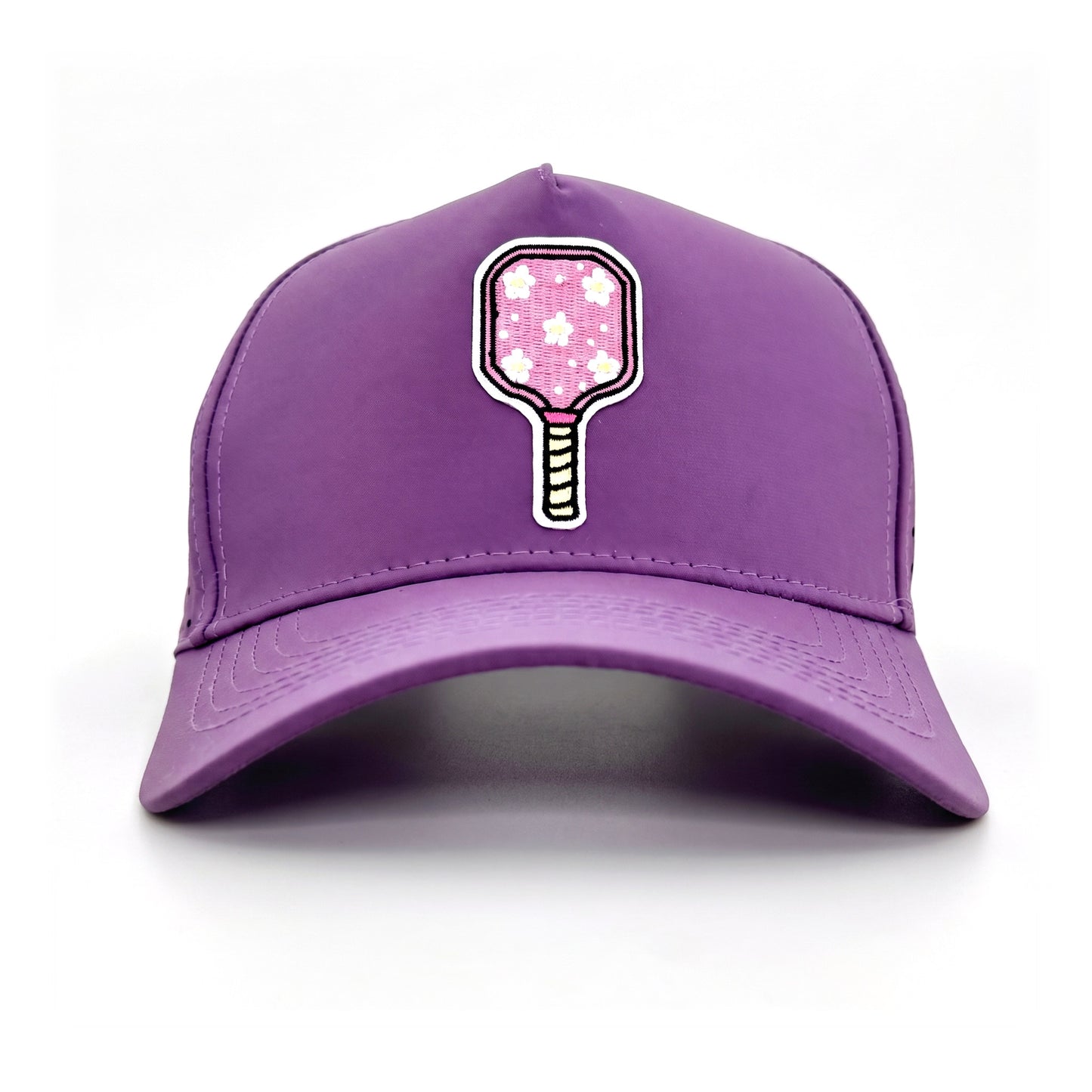 Pickleball Solid Trucker Purple front view