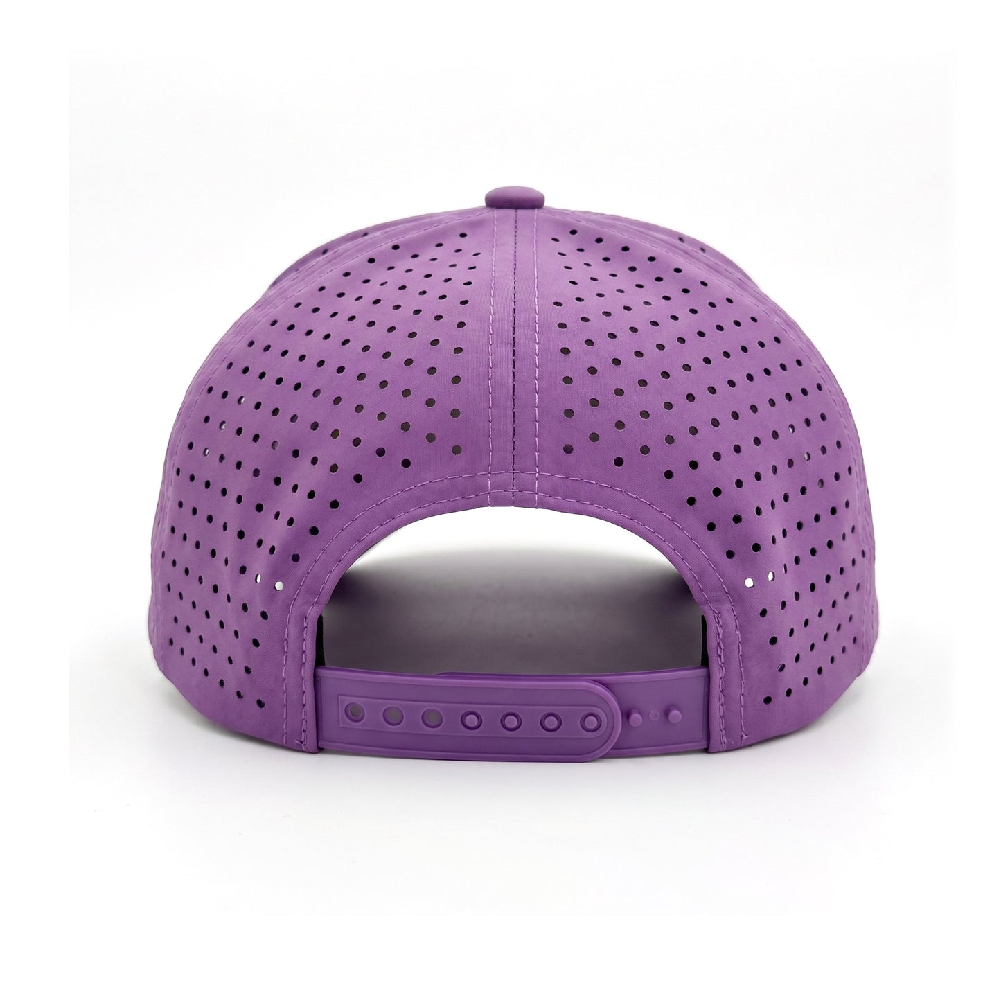 Pickleball Solid Trucker Purple back view showing closure