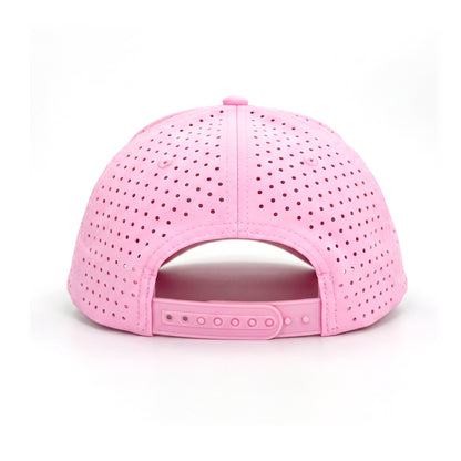 Pickleball Solid Trucker Pink back view showing closure