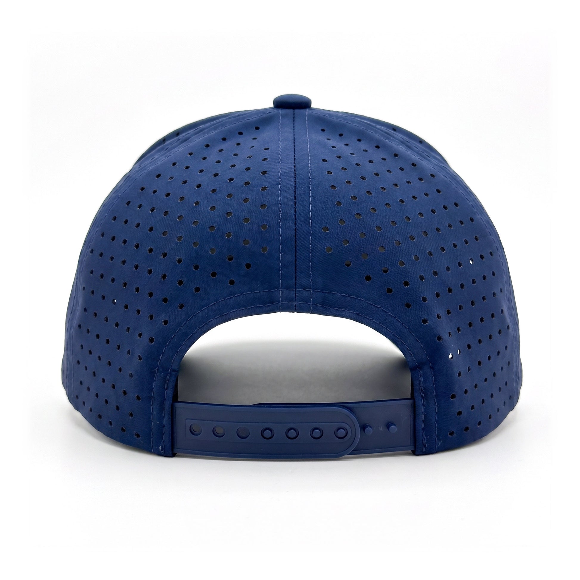 Pickleball Solid Trucker Navy back view showing closure