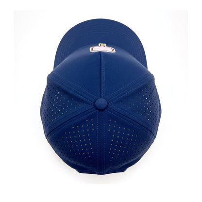 Pickleball Solid Trucker Navy top down overhead view