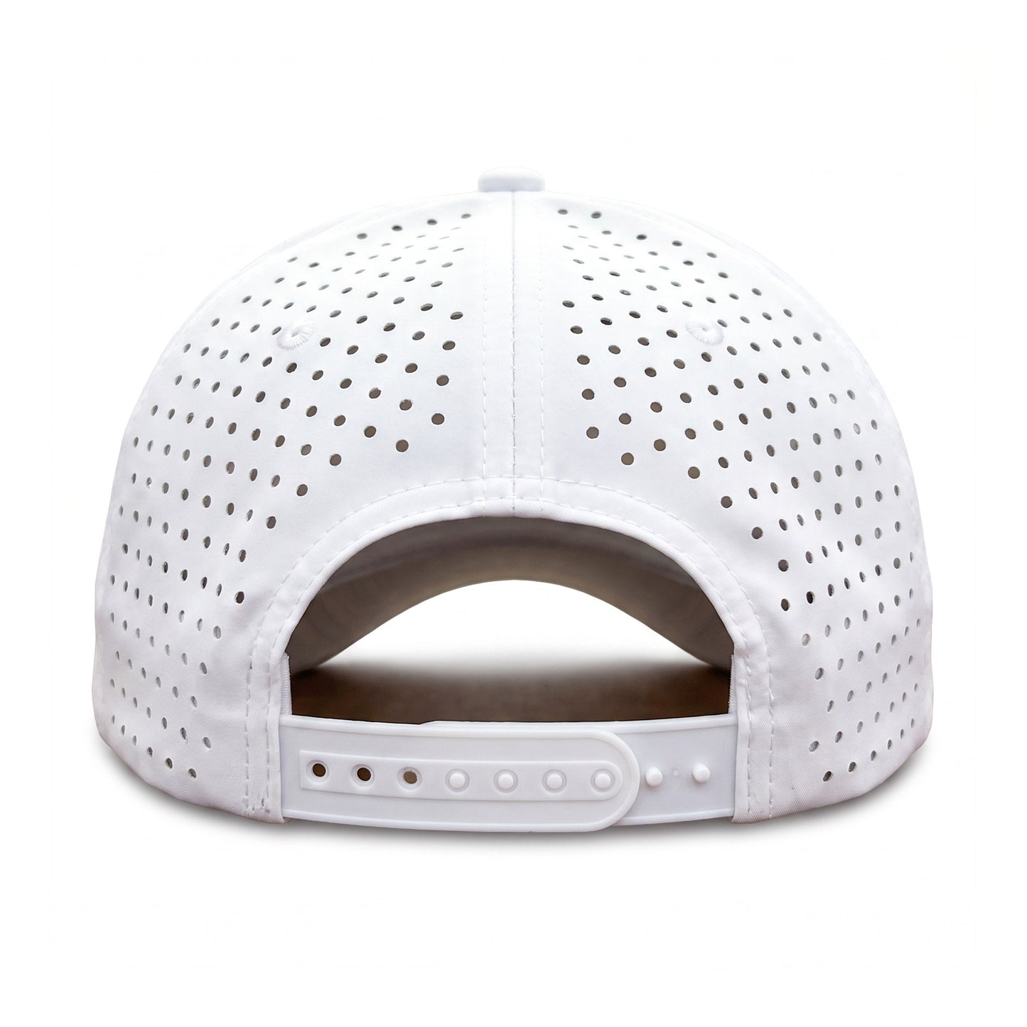 Sweetheart Trucker White 5 Heart back view showing closure