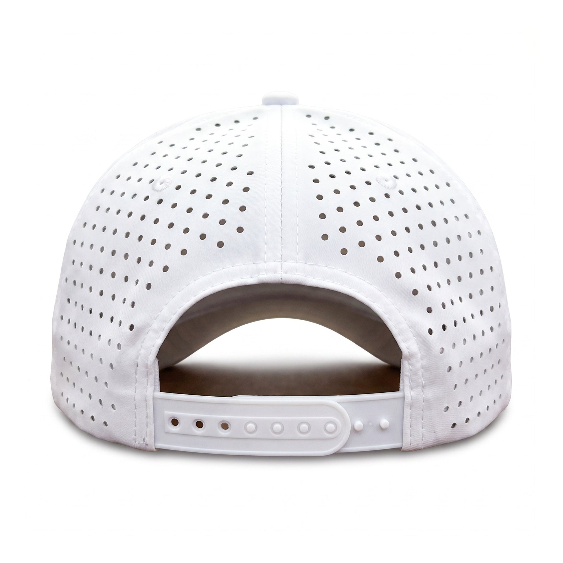 Sweetheart Trucker White 5 Heart back view showing closure