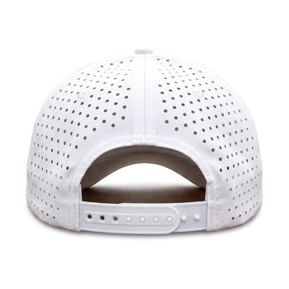 Sweetheart Trucker White 5 Heart back view showing closure