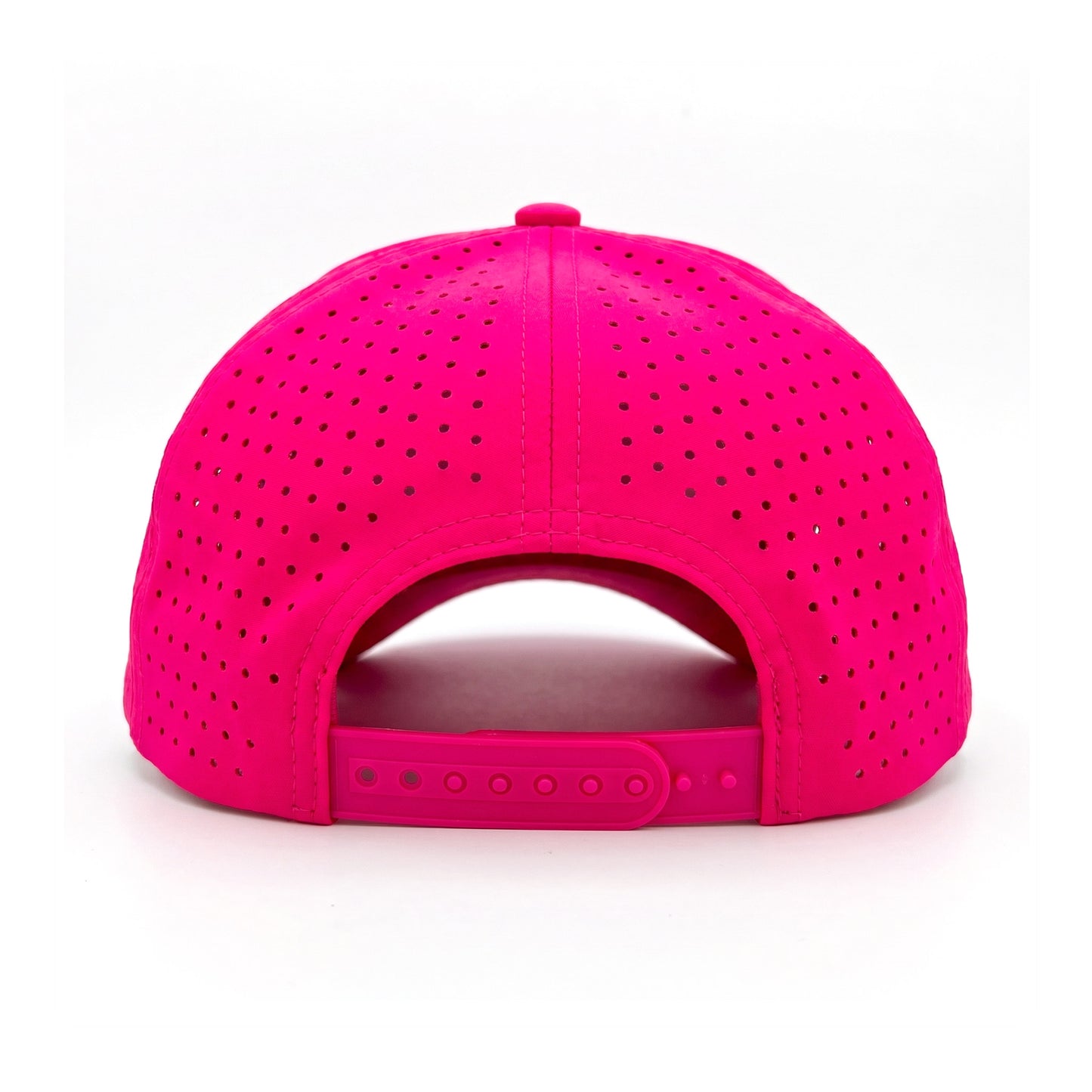 Sweetheart Trucker Hot Pink back view showing closure