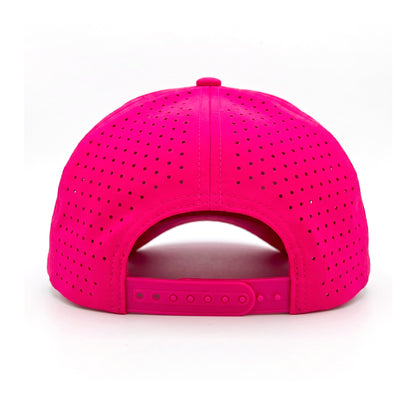 Sweetheart Trucker Hot Pink back view showing closure