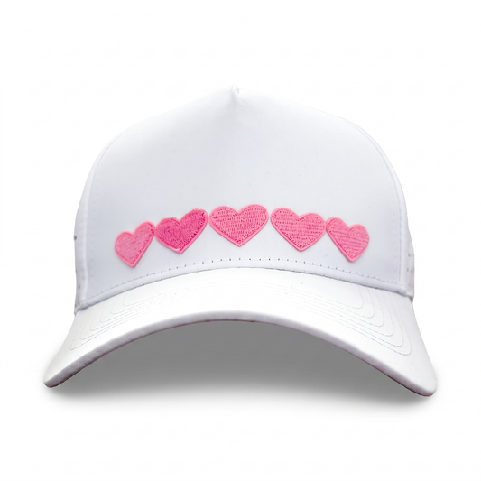 Sweetheart Trucker White 5 Heart