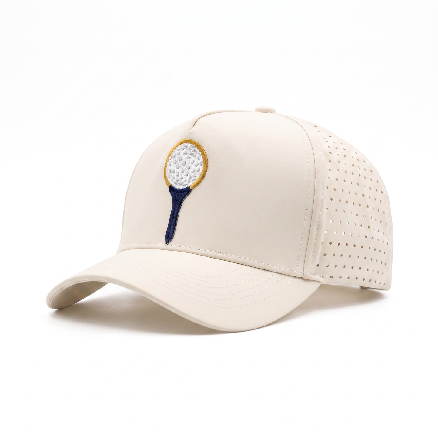 Golf Tee Lasercut Trucker (Cream)