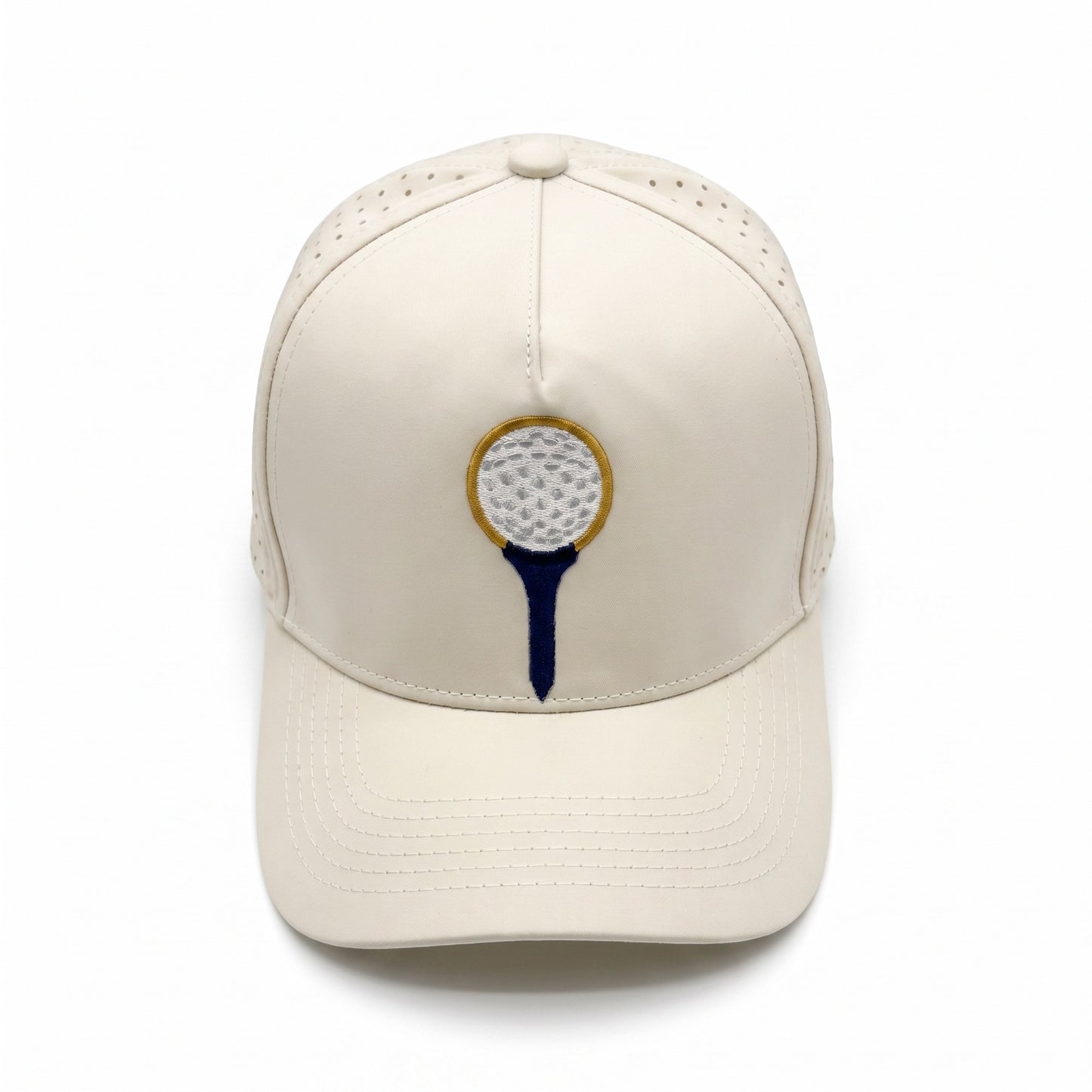 Golf Tee Lasercut Trucker (Cream)