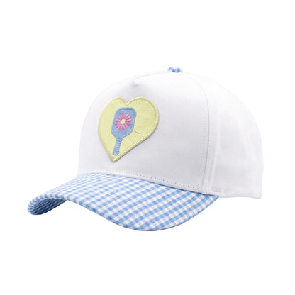 Pickleball Sweetheart Gingham Trucker
