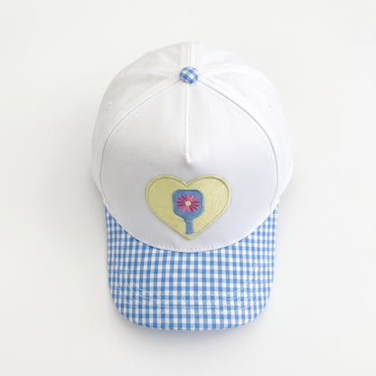 Pickleball Sweetheart Gingham Trucker