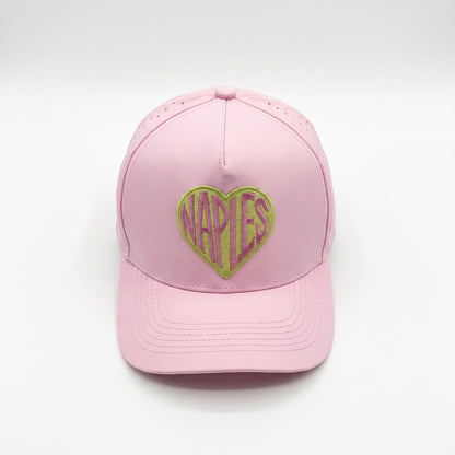 Naples Sweetheart Pink Green Heart