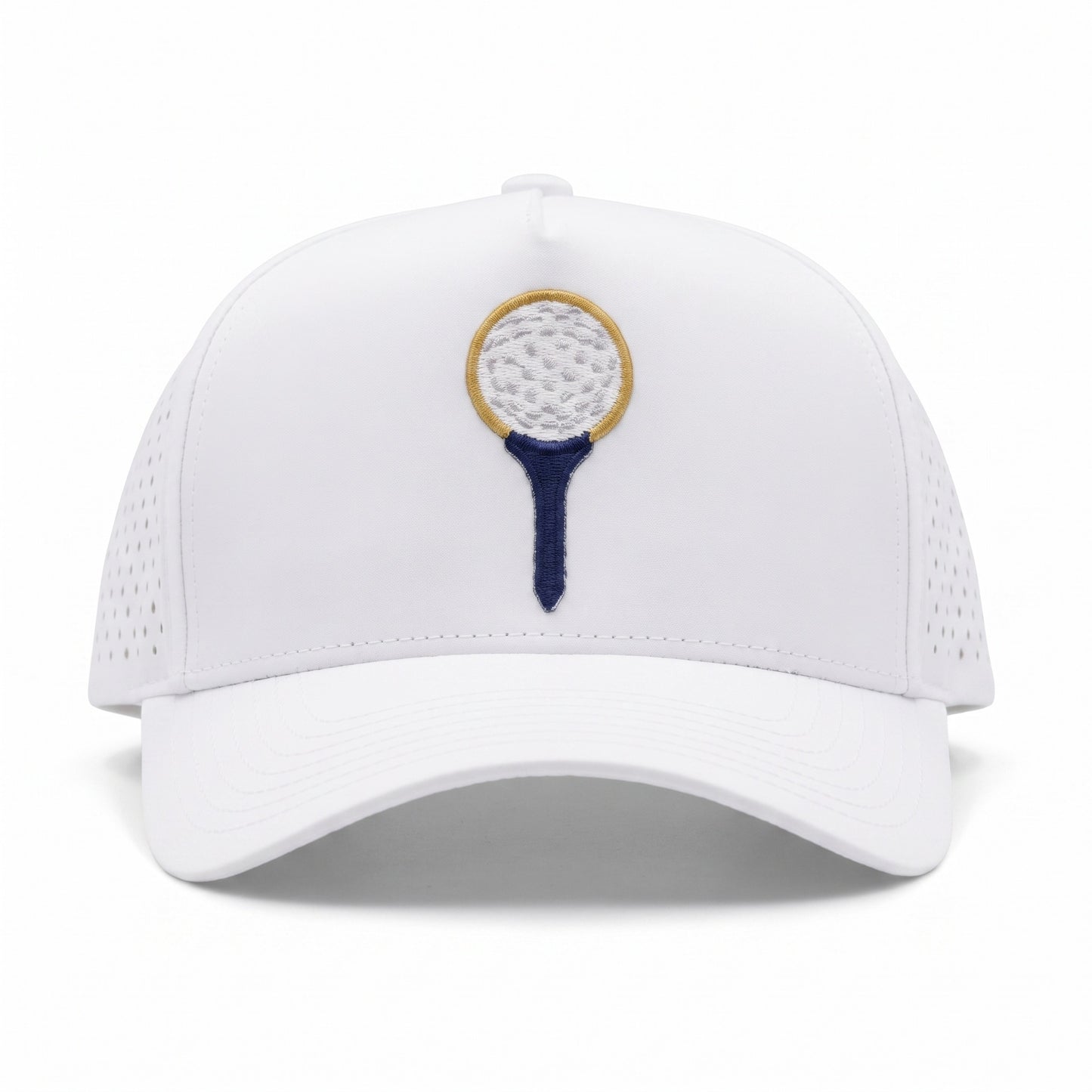 Golf Tee Lasercut Trucker White