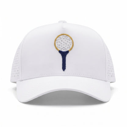 Golf Tee Lasercut Trucker White