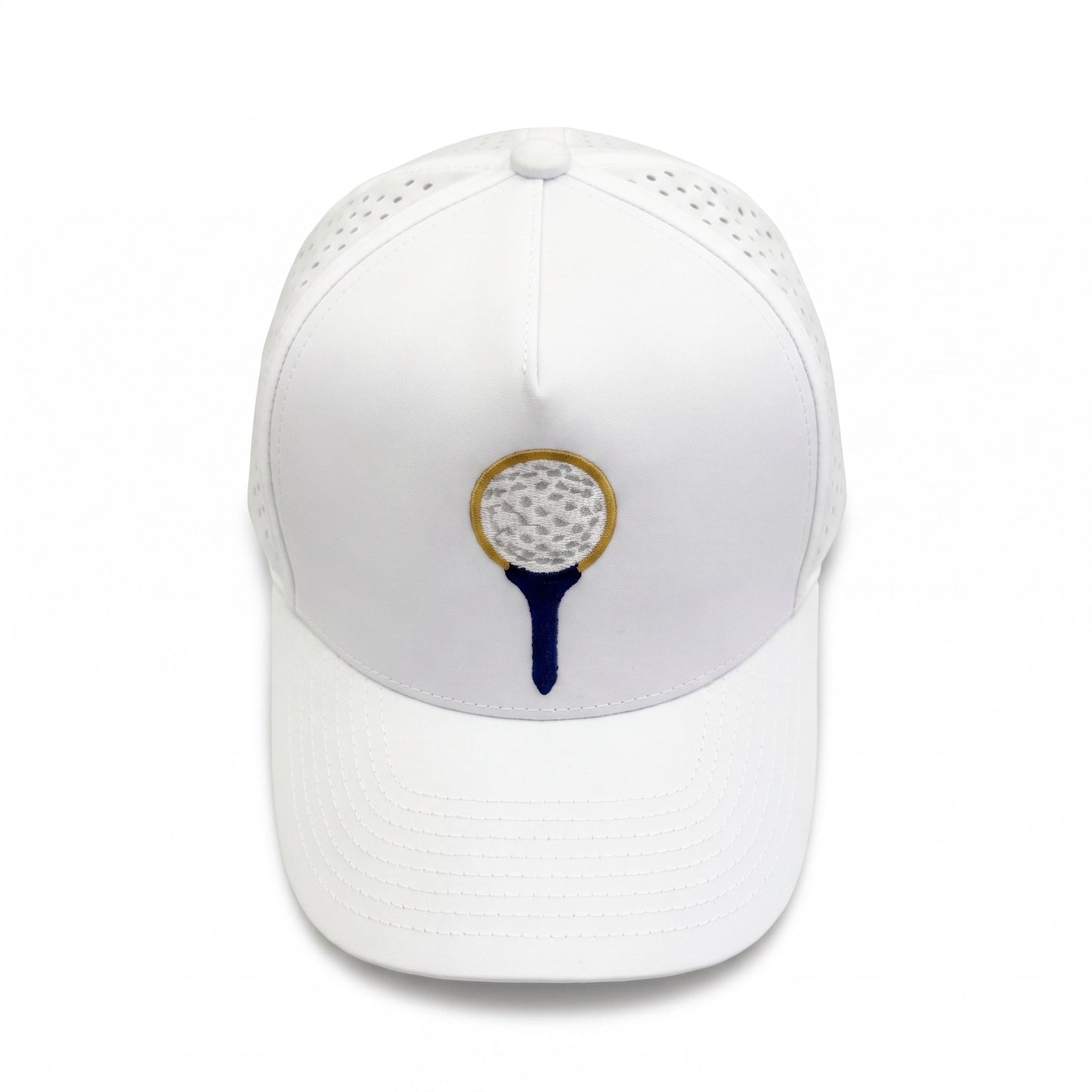 Golf Tee Lasercut Trucker White