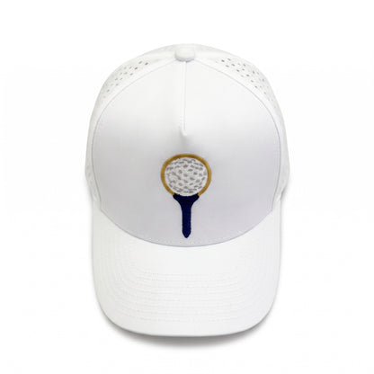 Golf Tee Lasercut Trucker White