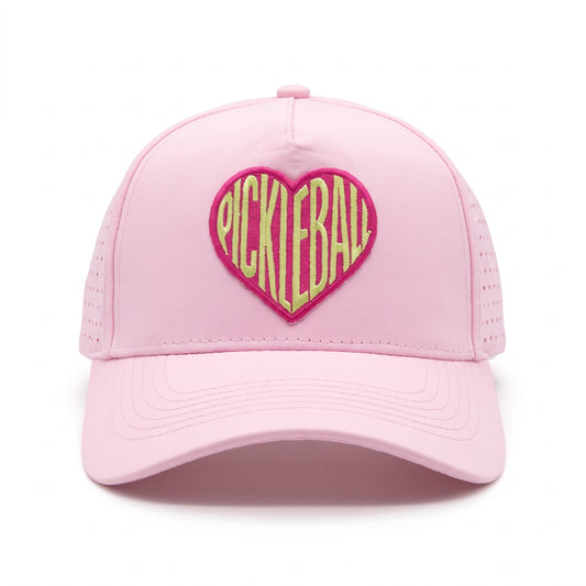 Pickleball Sweetheart Light Pink Heart, front view